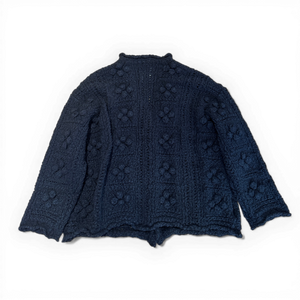 Chanel 2025 Cruise Black Crochet Knit Cardigan Sample