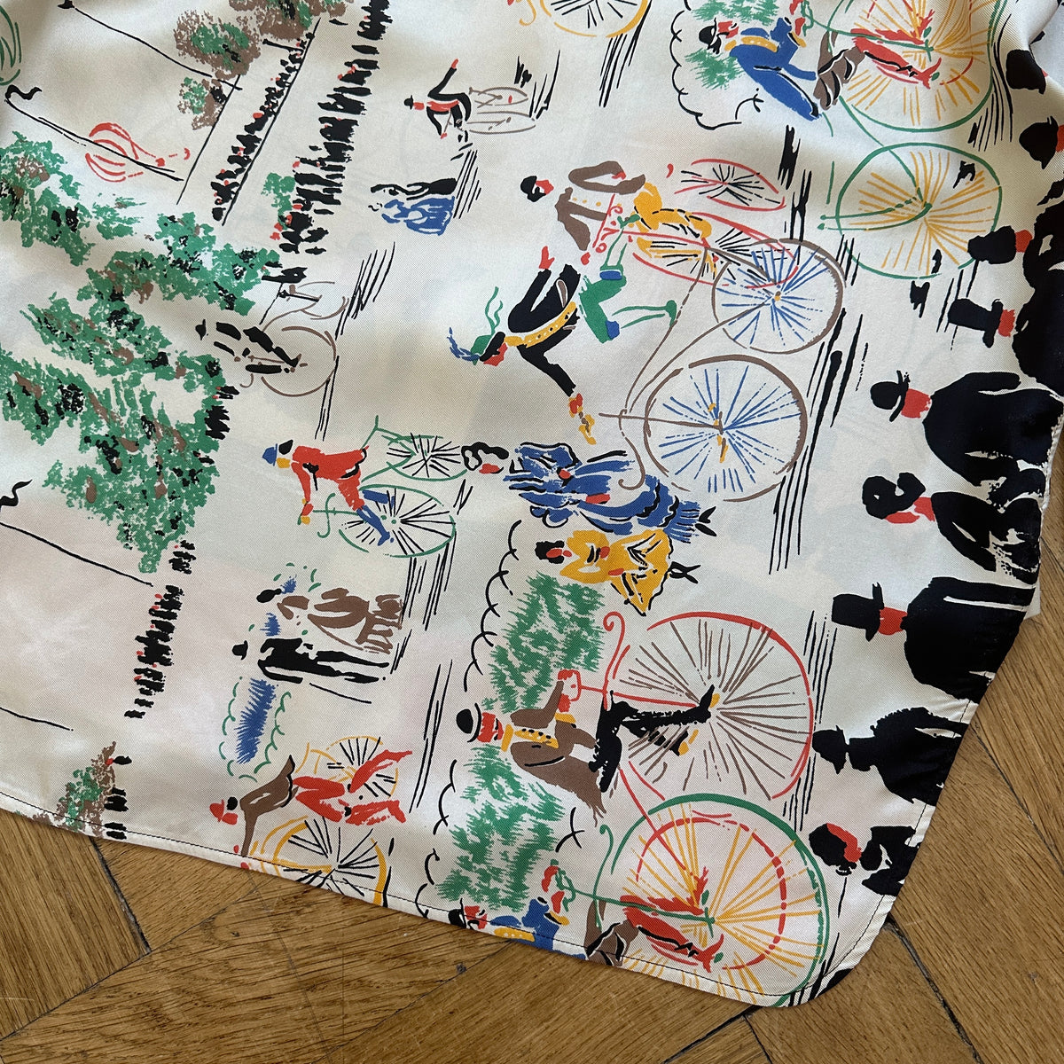 Céline by Phoebe Philo Mulberry Silk Printed Shirt