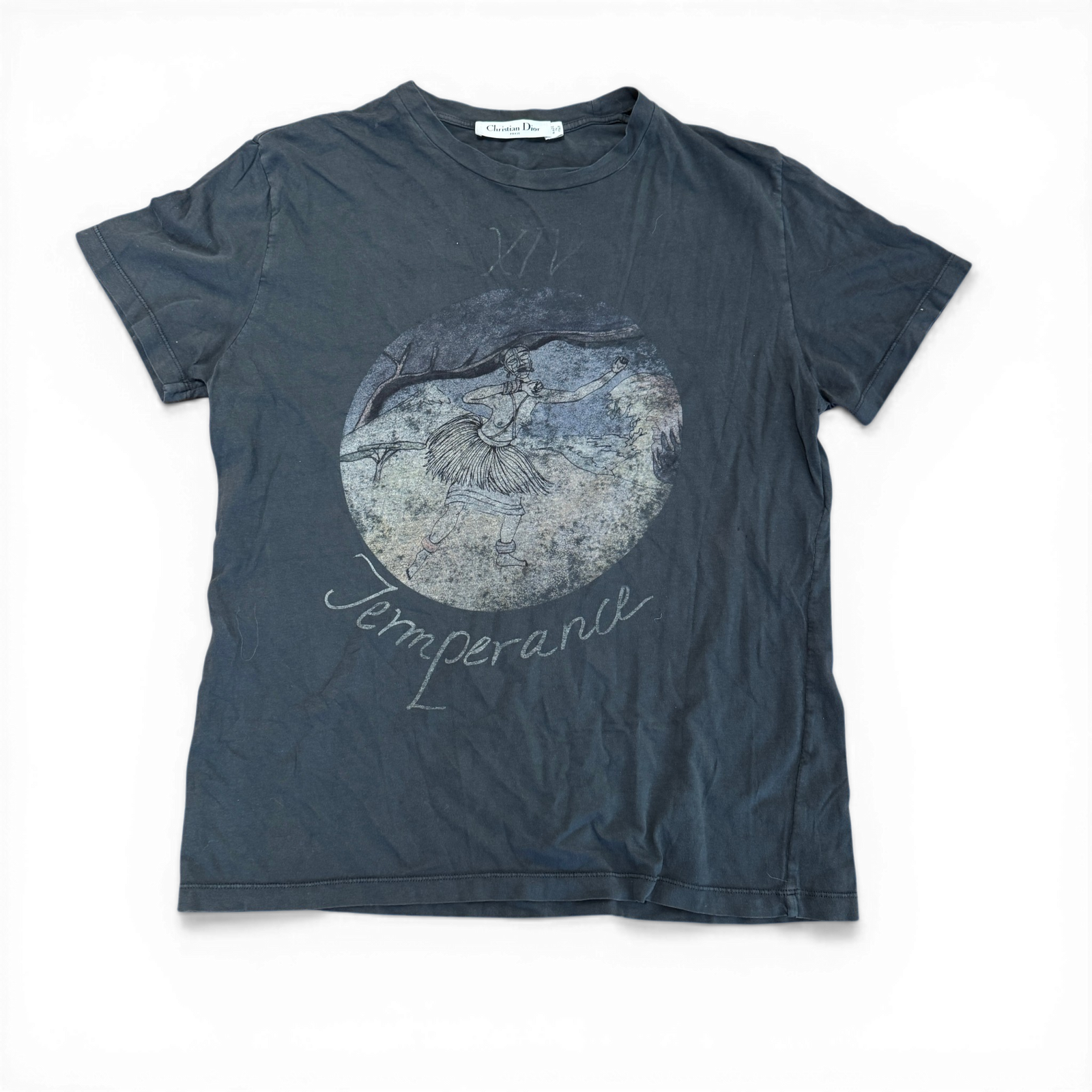 Christian Dior 2018 Cruise Motherpeace Termperance Washed Print Shirt