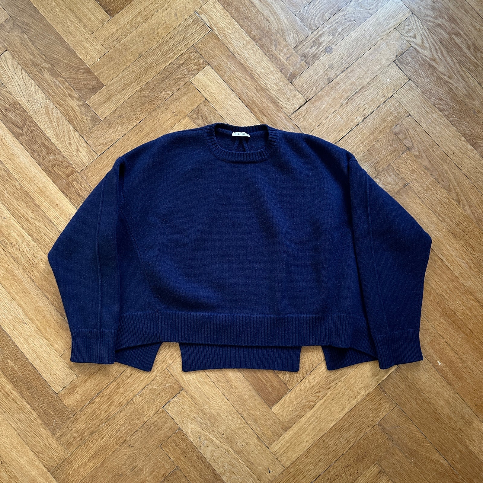 Céline by Phoebe Philo FW13 Blue Knit Sweater
