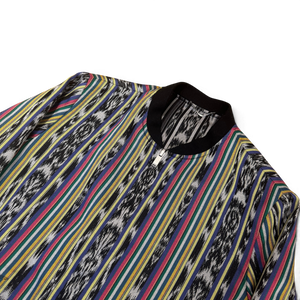 Saint Laurent SS18 Reversible Ikat Teddy Jacket