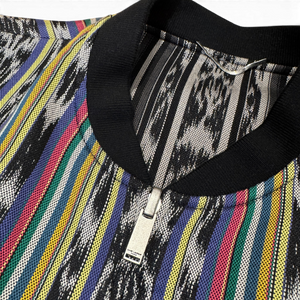 Saint Laurent SS18 Reversible Ikat Teddy Jacket