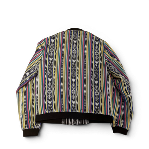 Saint Laurent SS18 Reversible Ikat Teddy Jacket