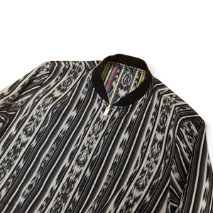 Saint Laurent SS18 Reversible Ikat Teddy Jacket