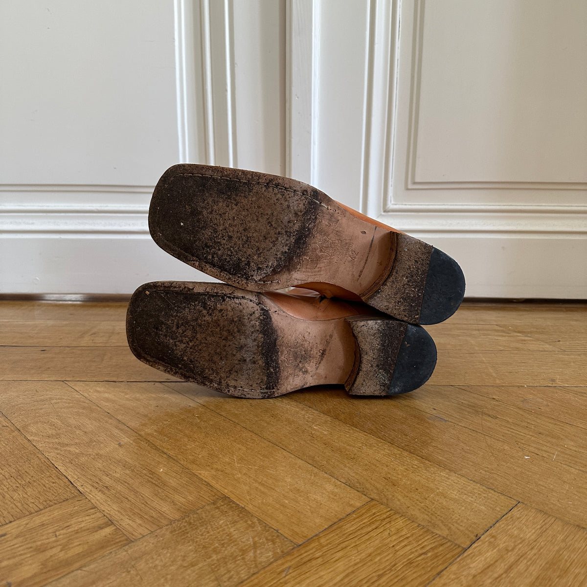 Maison Martin Margiela 2002 Artisanal Square Toe Boots
