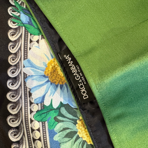 Dolce & Gabbana Floral Silk Mini Skirt