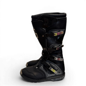 Dolce & Gabbana FW03 Metal Applique Buckled Moto Biker Boots