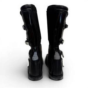 Dolce & Gabbana FW03 Metal Applique Buckled Moto Biker Boots