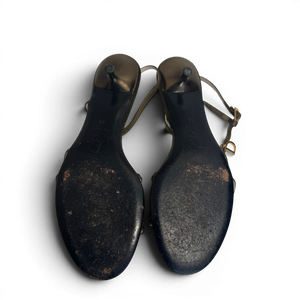 Christian Dior by John Galliano Logo Charm Kitten Heels