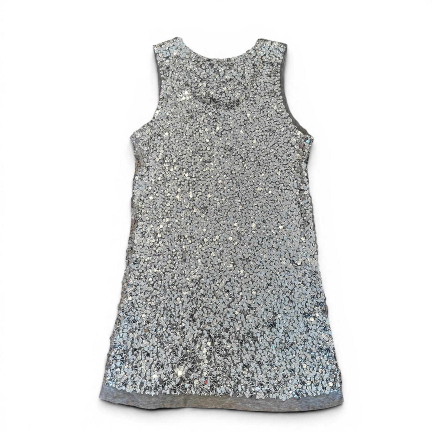 Balmain SS08 by Christophe Decarnin Embellished Metallic Silk Dress