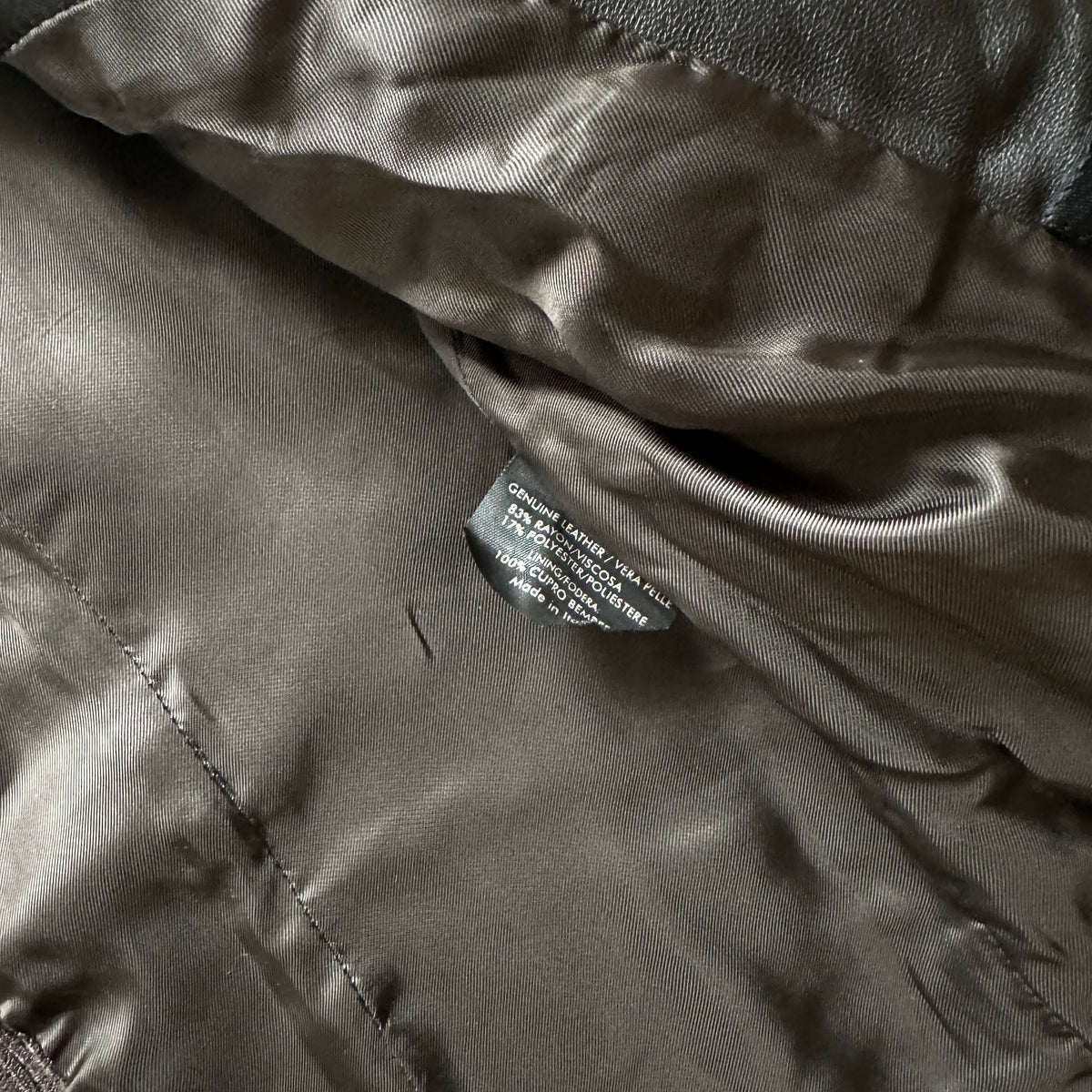 Gucci by Tom Ford 2000s Brown Paneled Leather Jacket