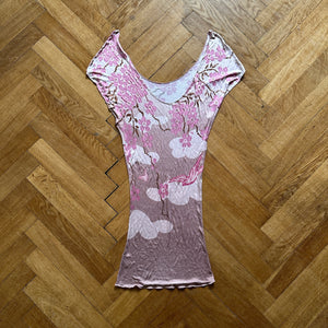 Gucci by Tom Ford SS03 Runway Cherry Blossom Dress