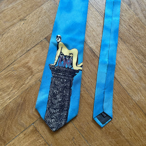 Jean Paul Gaultier 80s Printed Tie