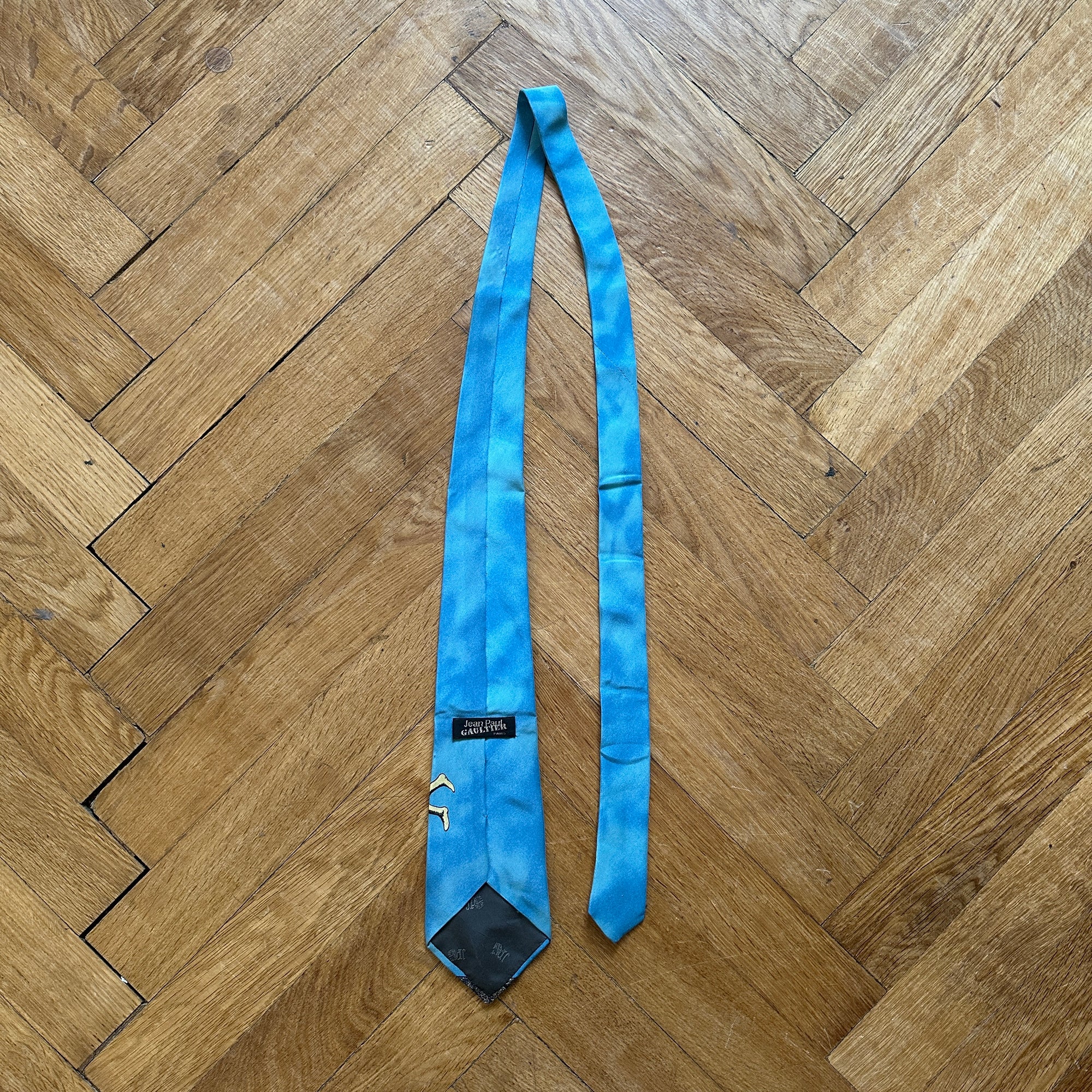 Jean Paul Gaultier 80s Printed Tie