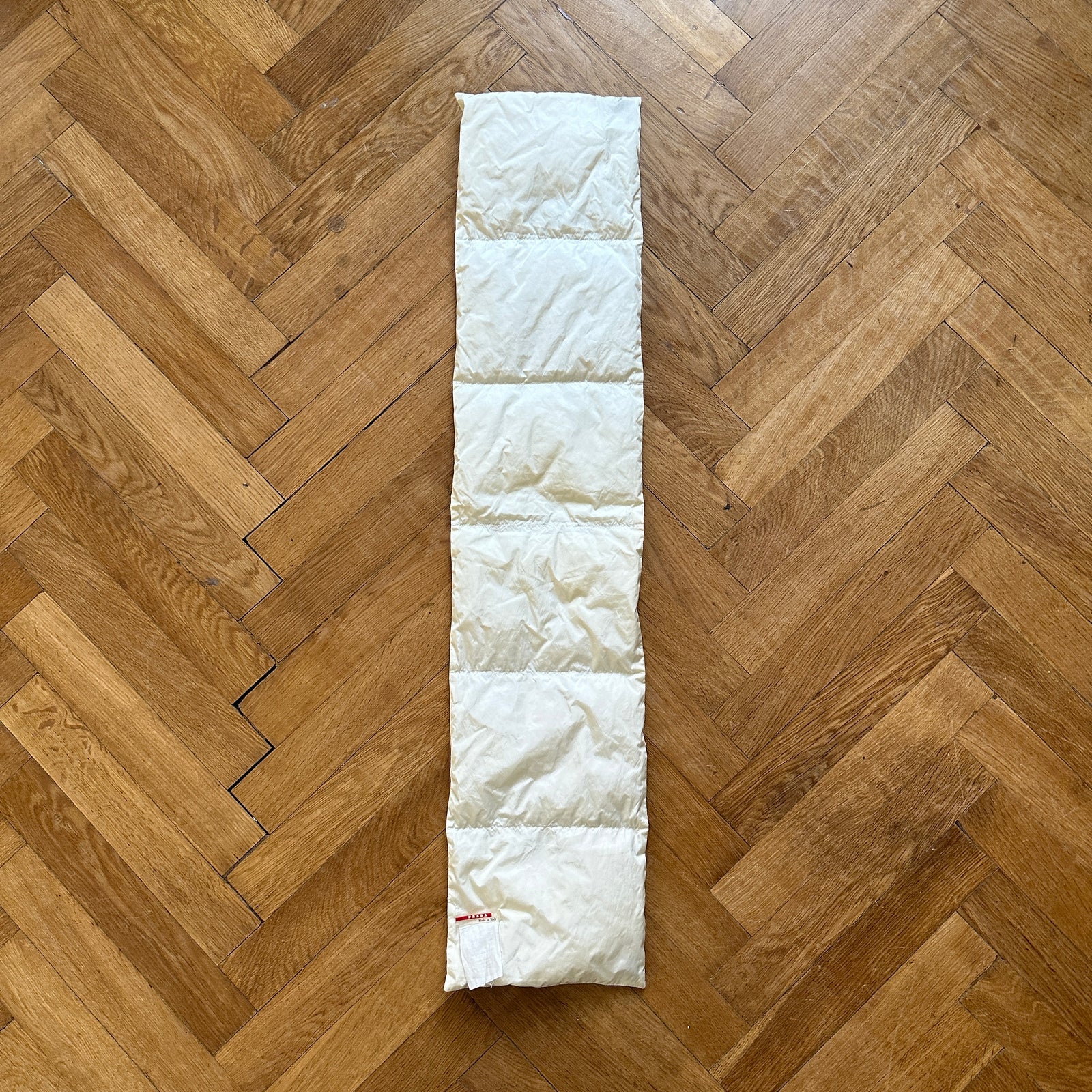 Prada Sport 2000s White Down Scarf