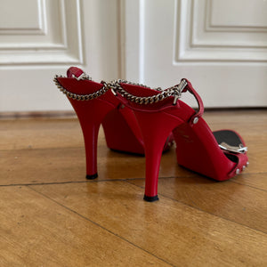 Christian Dior by John Galliano SS04 Hardcore Chained Heels