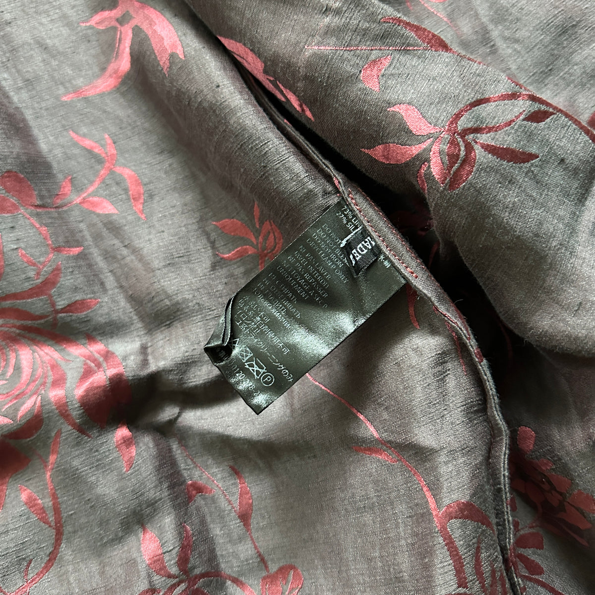Haider Ackermann SS15 Floral Oversized Kimono Coat