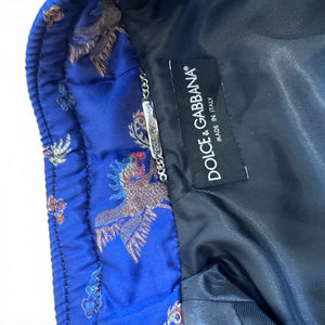 Dolce & Gabbana 2000s Distressed Officer Leather Jacket