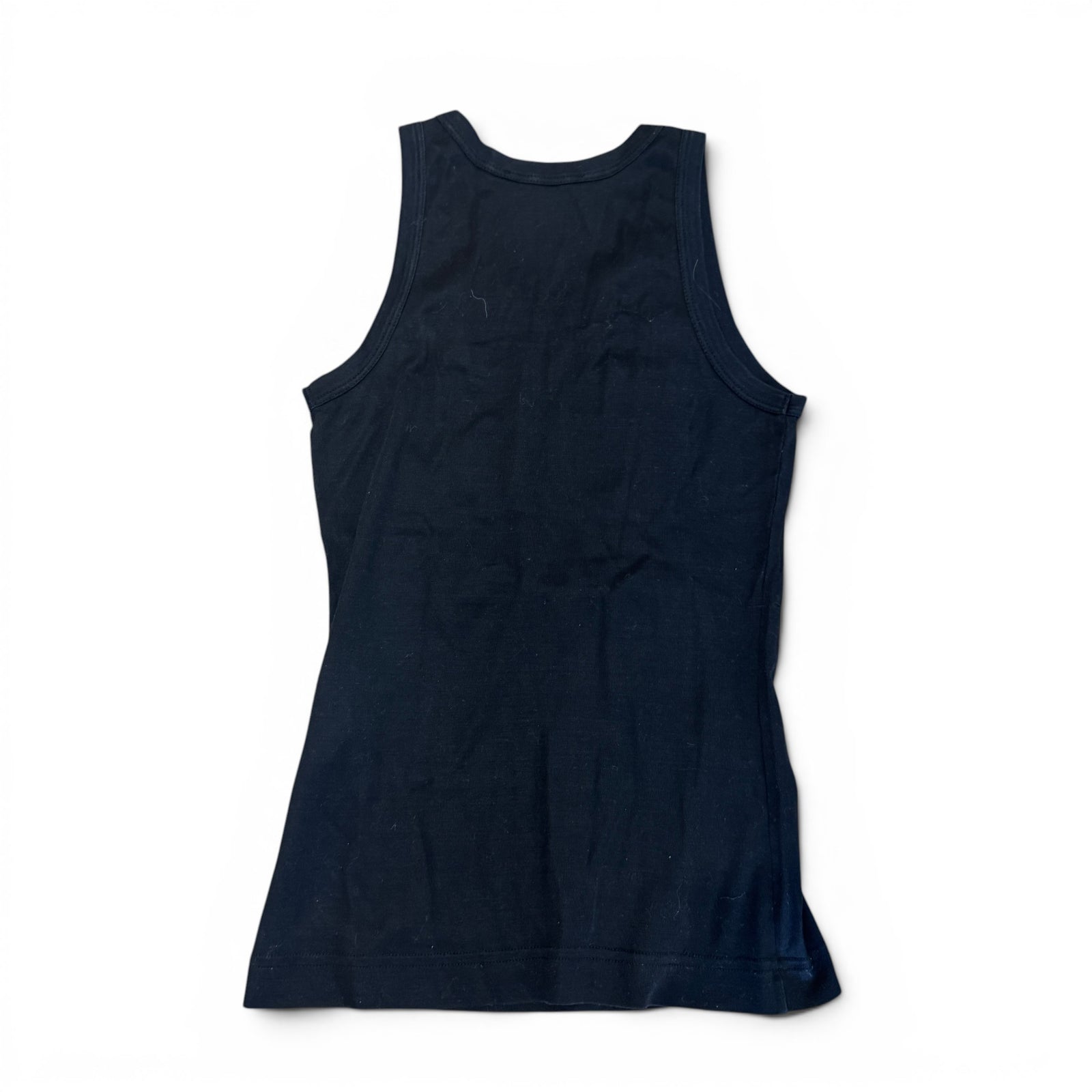 Dolce & Gabbana 2000s Crystal Embellished Logo Tank Top