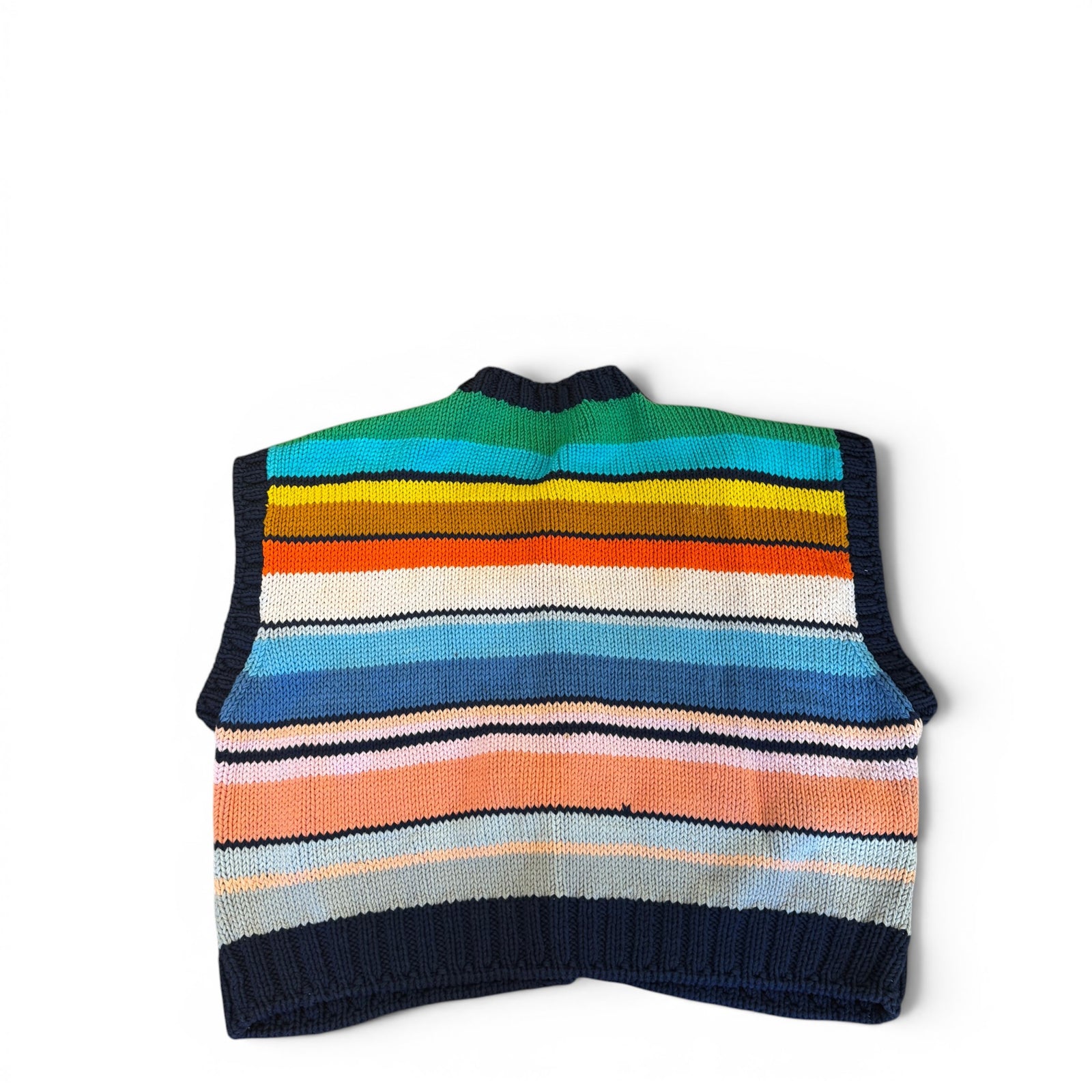 Dolce & Gabbana 90s Oversized Crochet Knit Vest