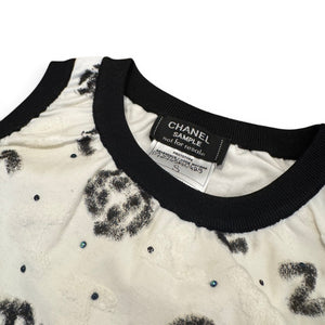 Chanel SS22 Logo Applique 2 Piece Set Sample