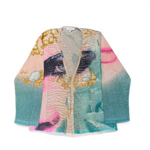 Roberto Cavalli SS01 Liz Taylor Knit Cardigan
