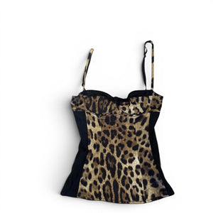Dolce & Gabbana 2000s Leopard Bustier