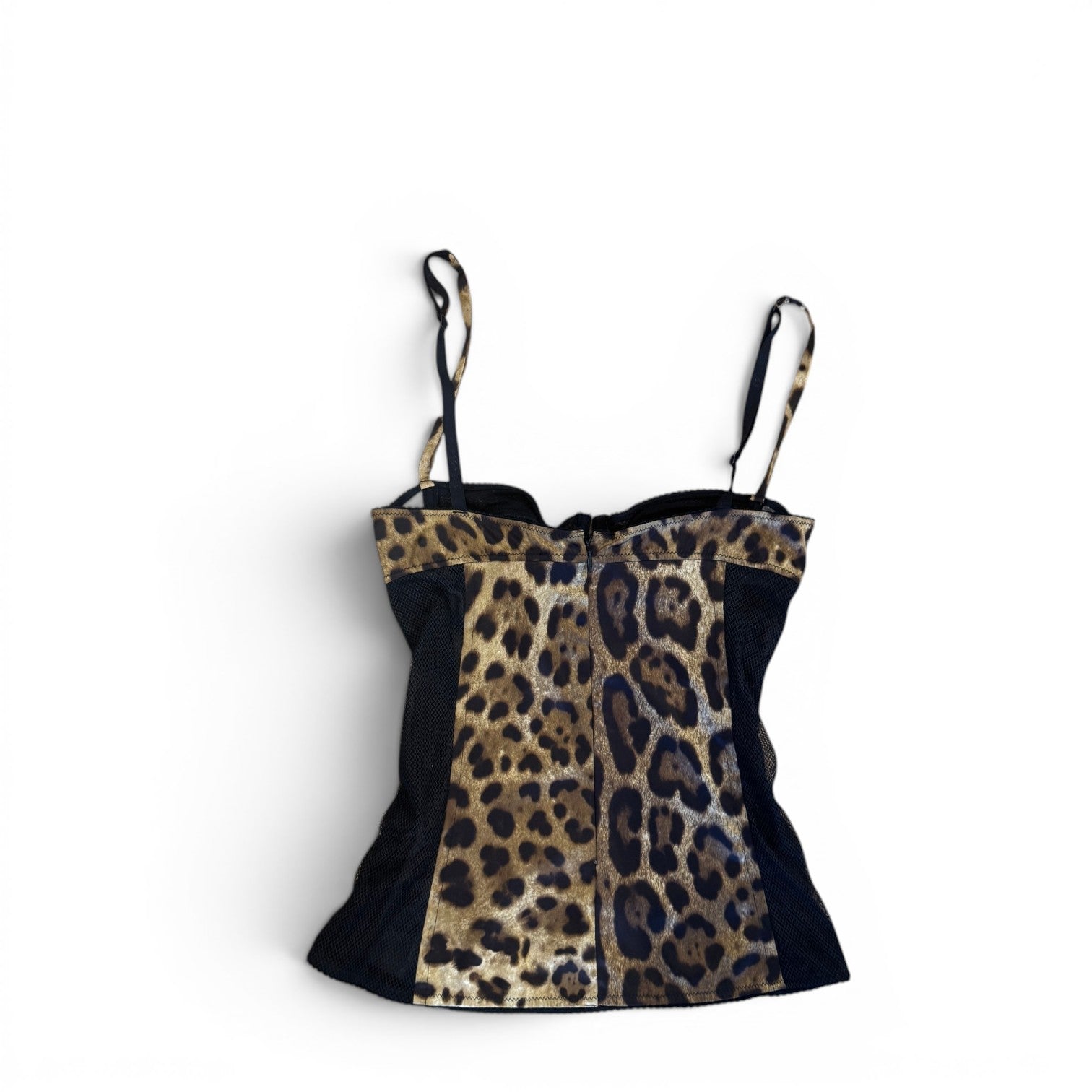 Dolce & Gabbana 2000s Leopard Bustier