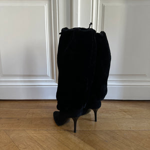 Helmut Lang 2000s Fur Trimmed Heels