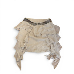 Gucci by Tom Ford SS02 Silk Mesh Layered Skirt