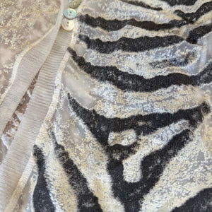 Roberto Cavalli 2000s Zebra Print Twin Set