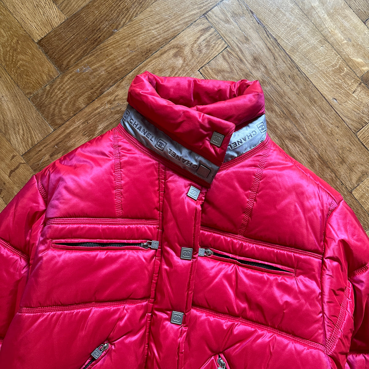 Chanel Sport AW06 Red Down Jacket