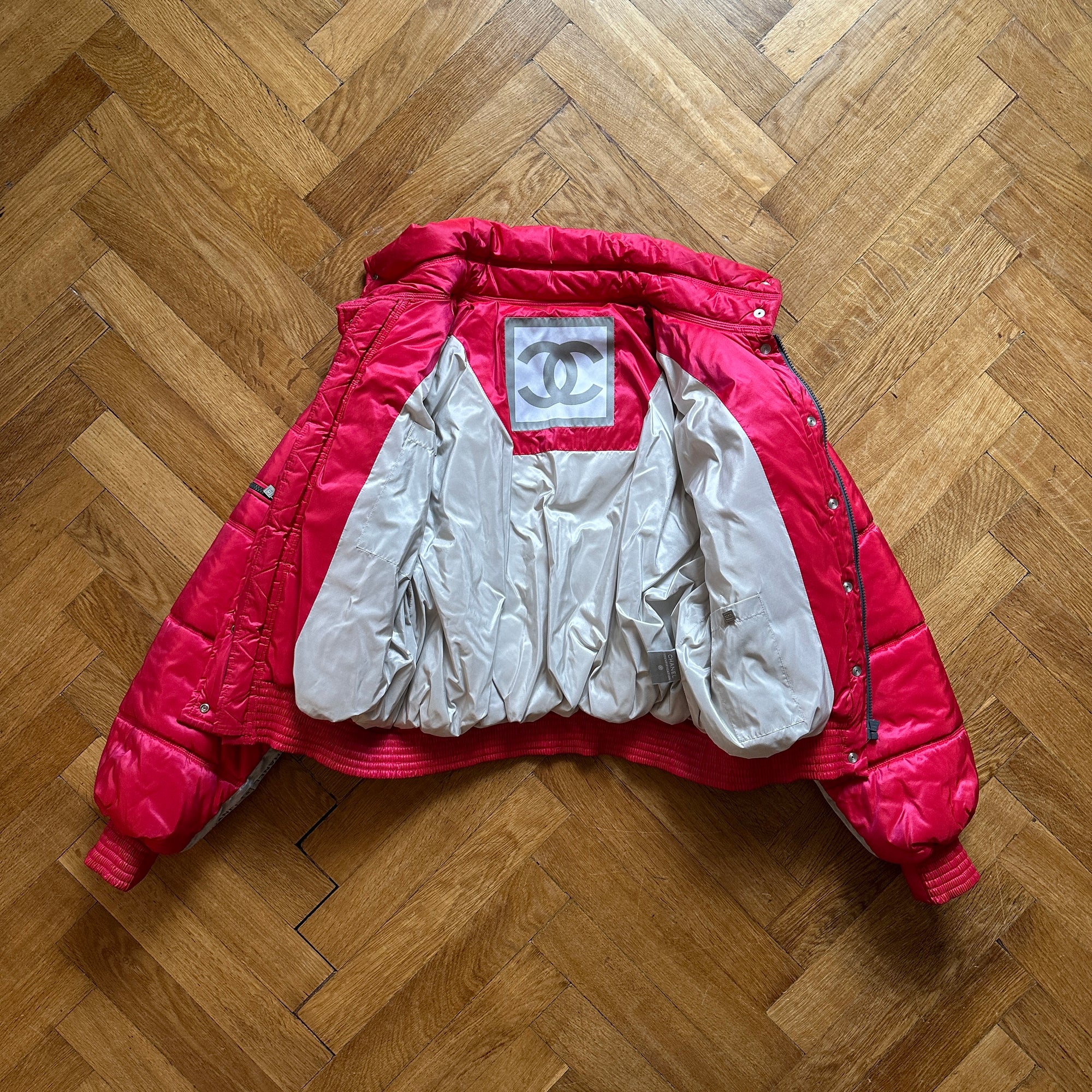 Chanel Sport AW06 Red Down Jacket
