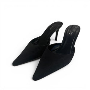Gucci 2000s by Tom Ford Monogram Pointed Toe Heels