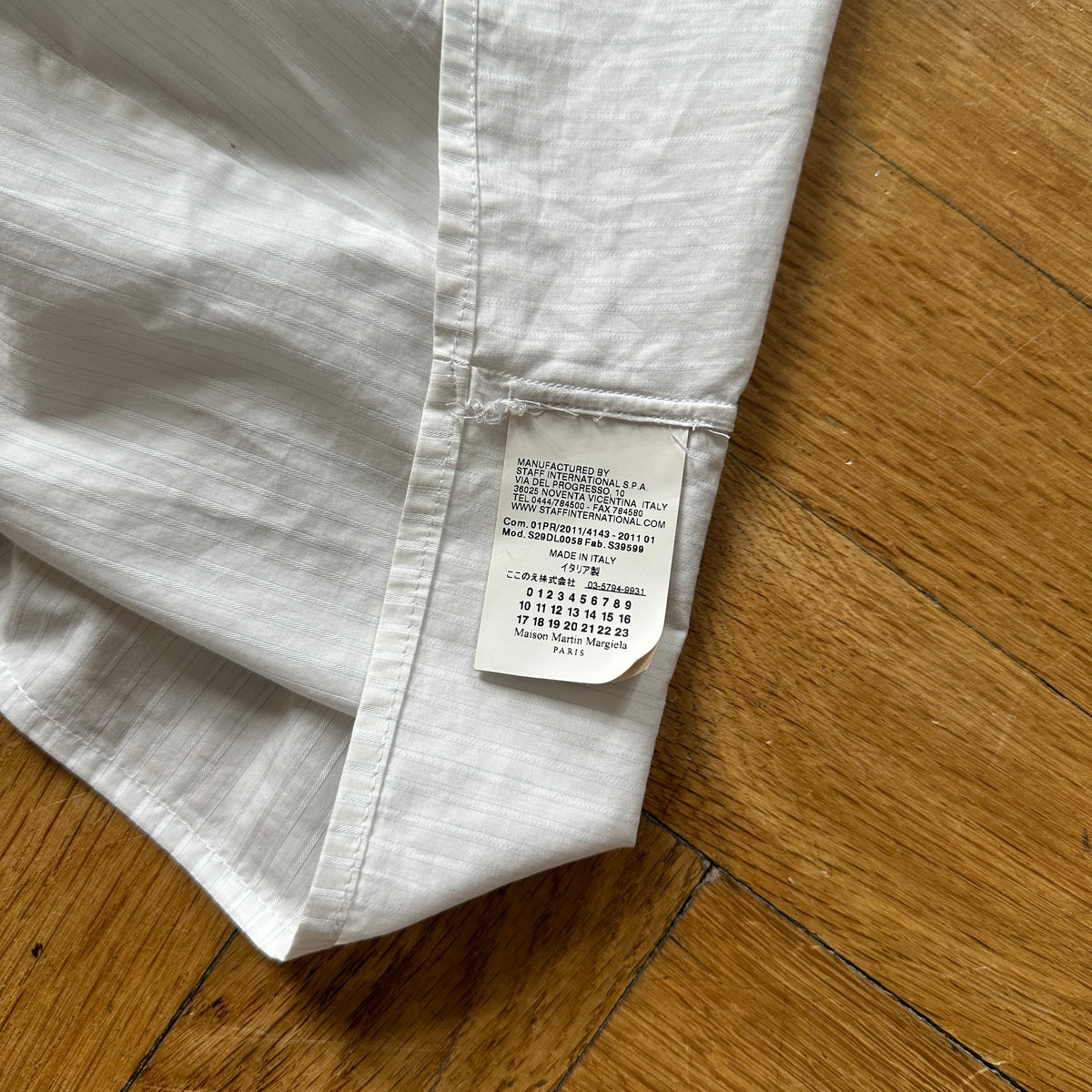 Maison Margiela SS11 Split Shirt/Vest