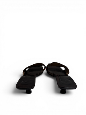 2000s by Karl Lagerfeld Beaded Zucca Heels