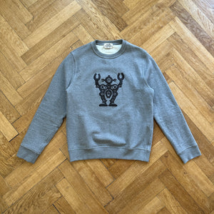Hermès FW15 Robot Patch Crewneck Sweater