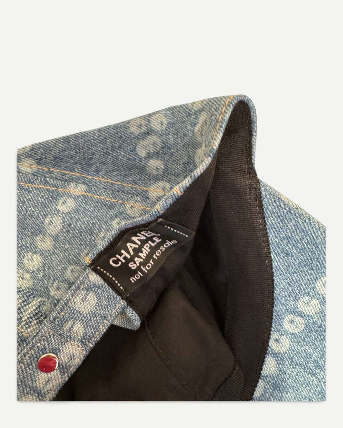 Chanel Pre-SS25 Dyed Denim Cap Sample