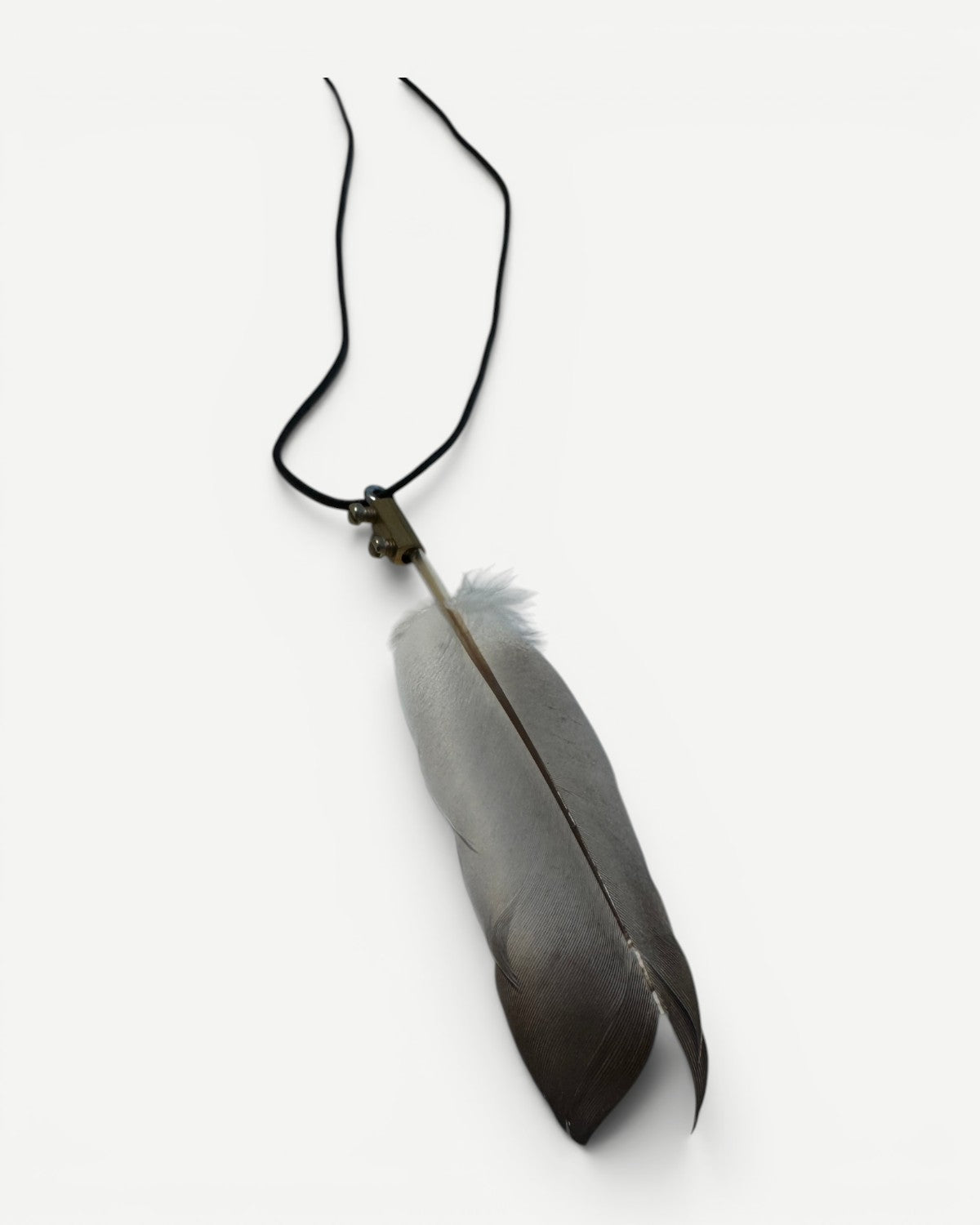 Ann Demeulemeester SS07 Feather Pendant Necklace