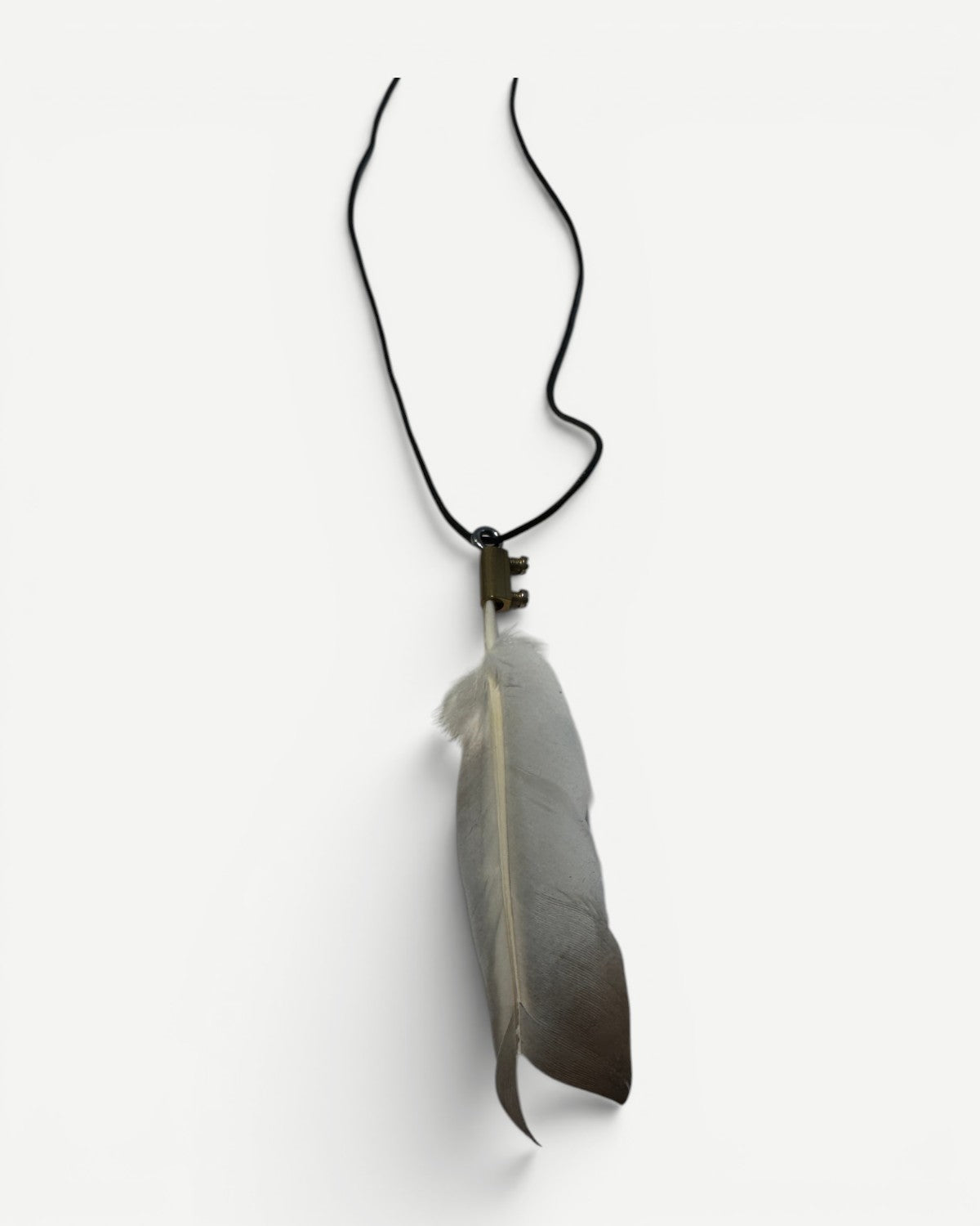 Ann Demeulemeester SS07 Feather Pendant Necklace