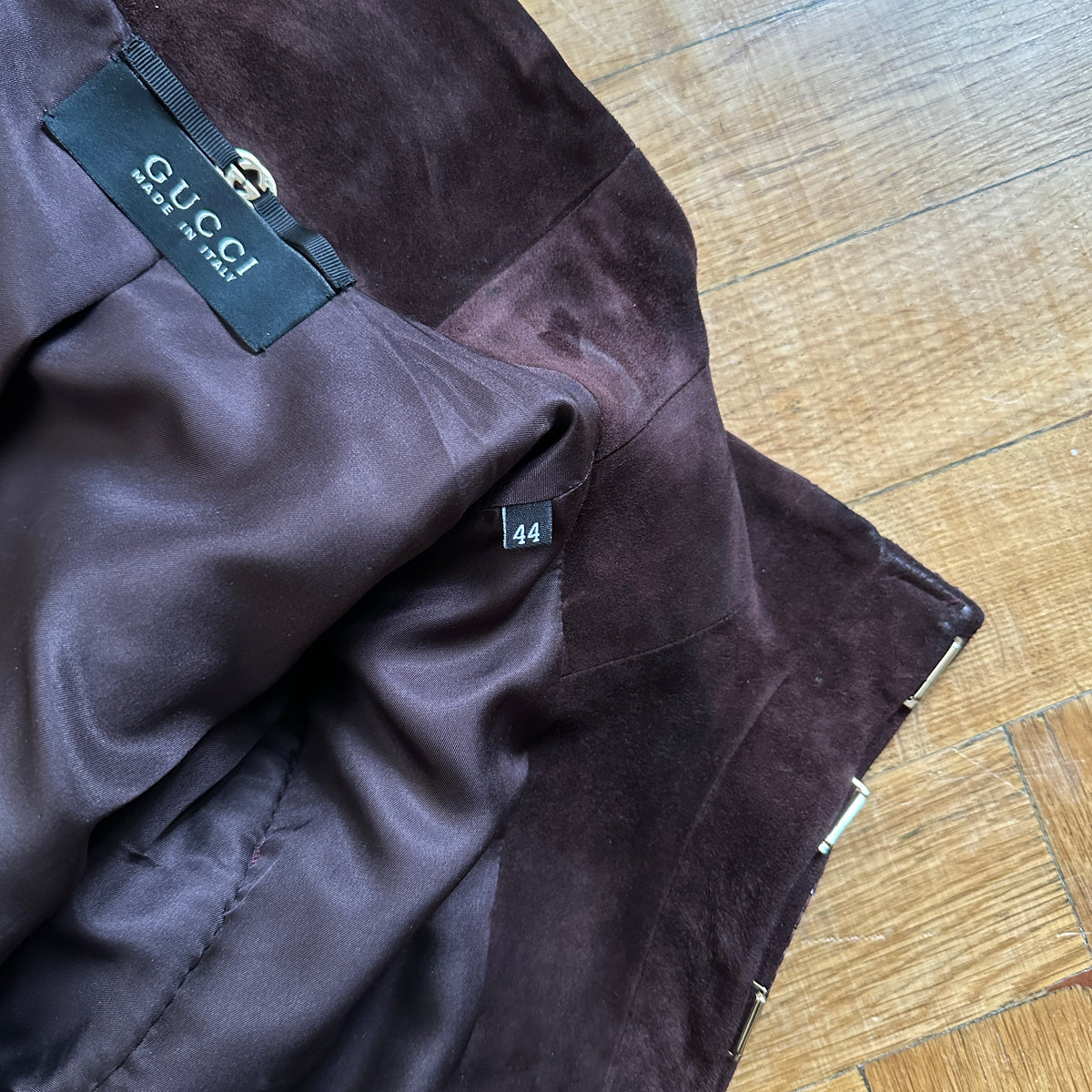 Gucci by Tom Ford SS04 Python Suede Paneled Jacket