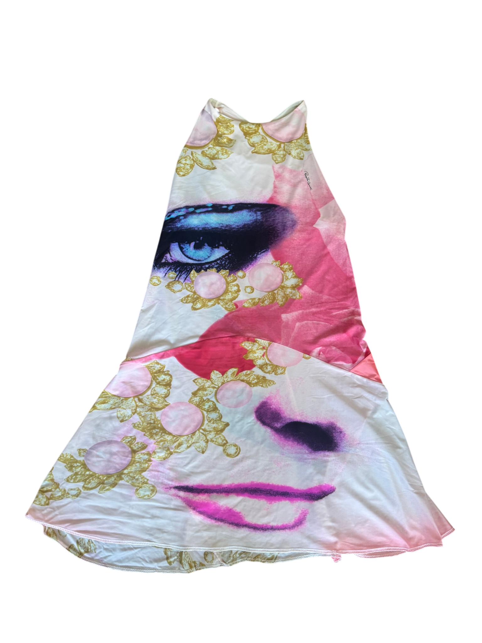 Roberto Cavalli SS01 Elizabeth Taylor Silk Dress