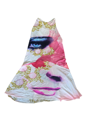 Roberto Cavalli SS01 Elizabeth Taylor Silk Dress