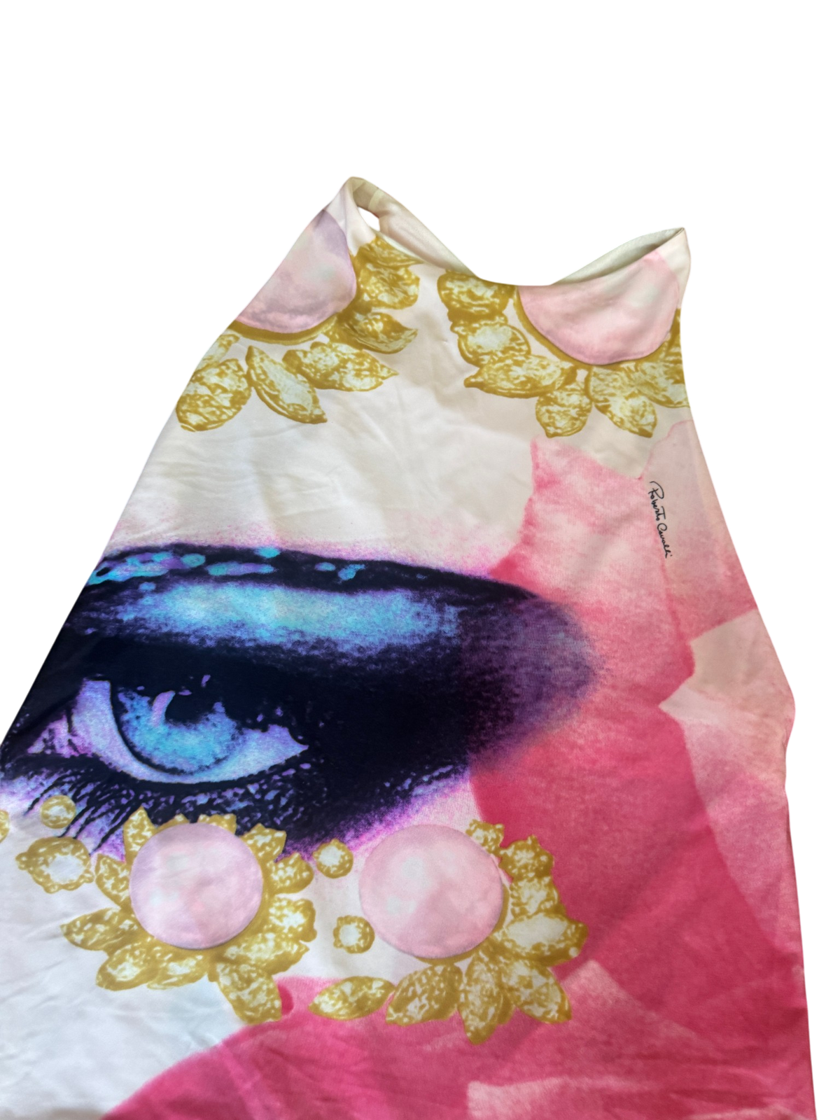 Roberto Cavalli SS01 Elizabeth Taylor Silk Dress