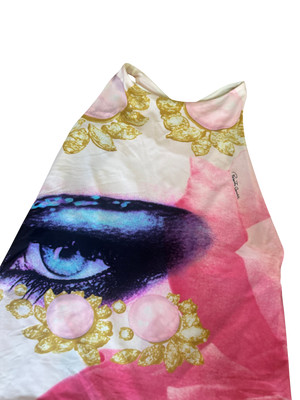Roberto Cavalli SS01 Elizabeth Taylor Silk Dress