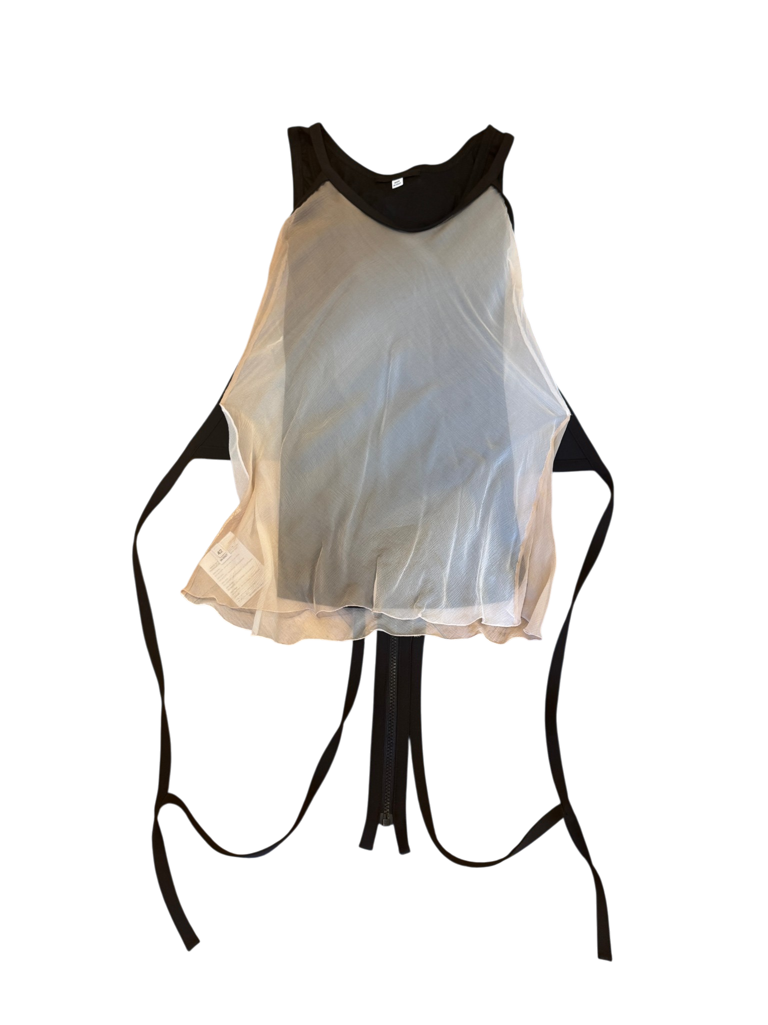 Helmut Lang SS03 Silk-Chiffon Bondage Top Dress