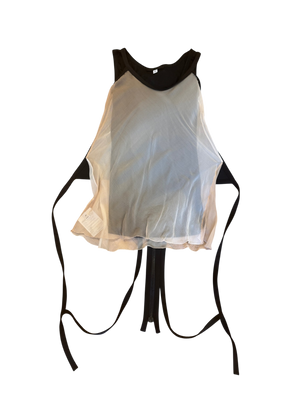 Helmut Lang SS03 Silk-Chiffon Bondage Top Dress
