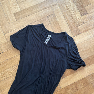 Rick Owens FW14 Moody Black Double Layer T-Shirt