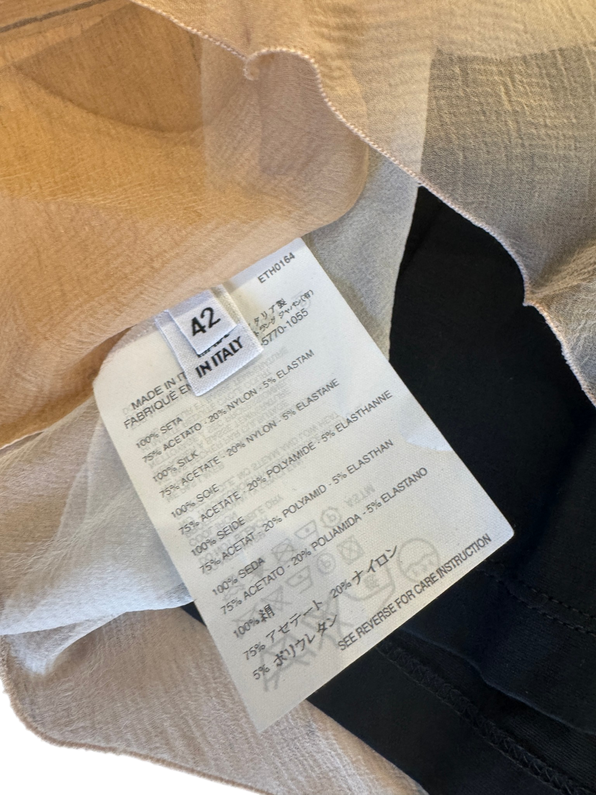 Helmut Lang SS03 Silk-Chiffon Bondage Top Dress