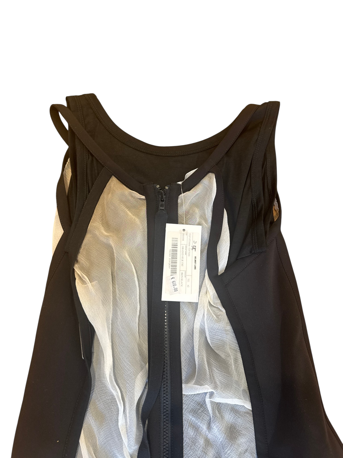 Helmut Lang SS03 Silk-Chiffon Bondage Top Dress